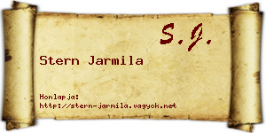 Stern Jarmila névjegykártya